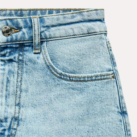 Zara fit short mom style size us4, used once like new ! - Picture 4 of 9